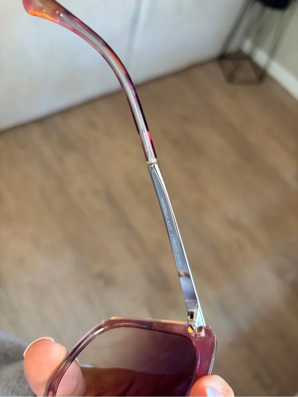 Chanel Women’s Pink Gradient Cat-Eye Sunglasses